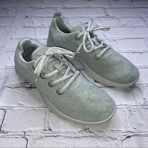 Allbirds Women's Wool Runners Natural Light Grey/Grey Sole Shoe Size 8